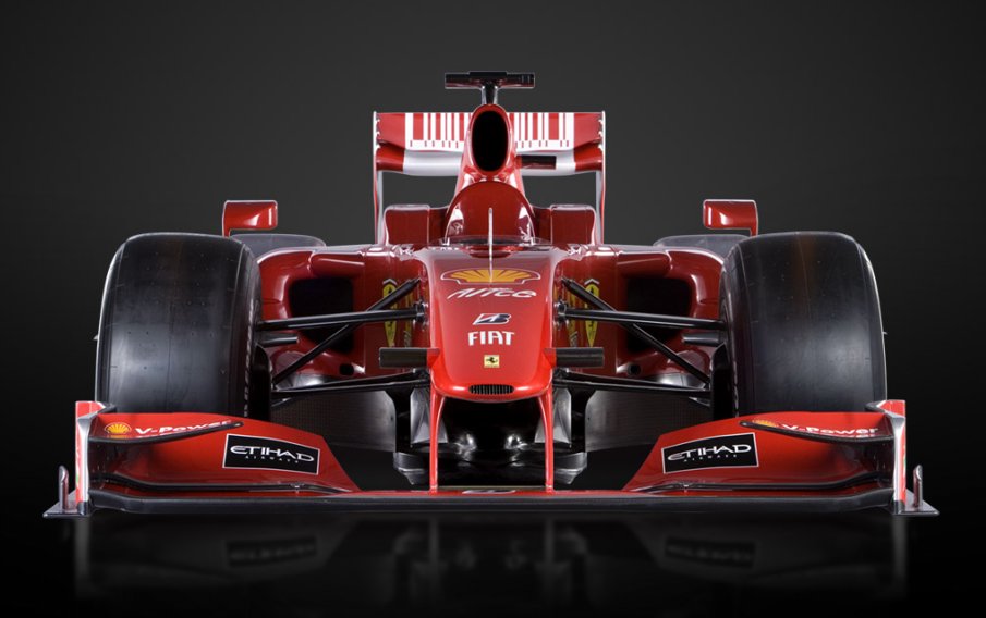 Front view of Ferrari F60 Formula 1 Car